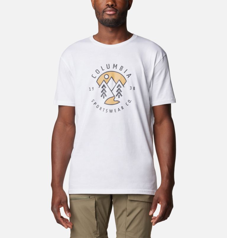 M Rapid Ridge Graphic Tee, Color: White, Naturally Boundless, image 1