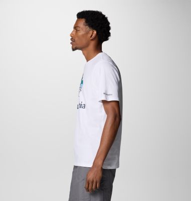 Camiseta Rapid Ridge para hombre, Color: White, Heavenly Stacked Gem, image 7