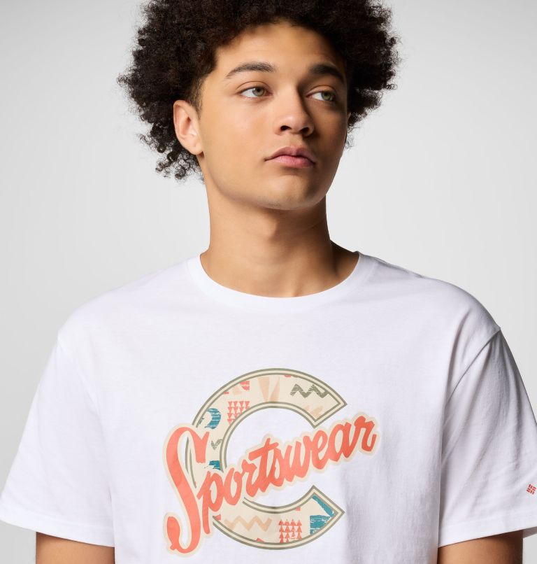 Men's Rapid Ridge Graphic Tee, Color: White, C Sportswear Explorer, image 5