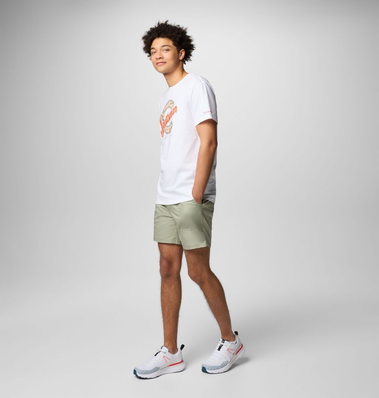 Men's Rapid Ridge Graphic Tee, Color: White, C Sportswear Explorer, image 2