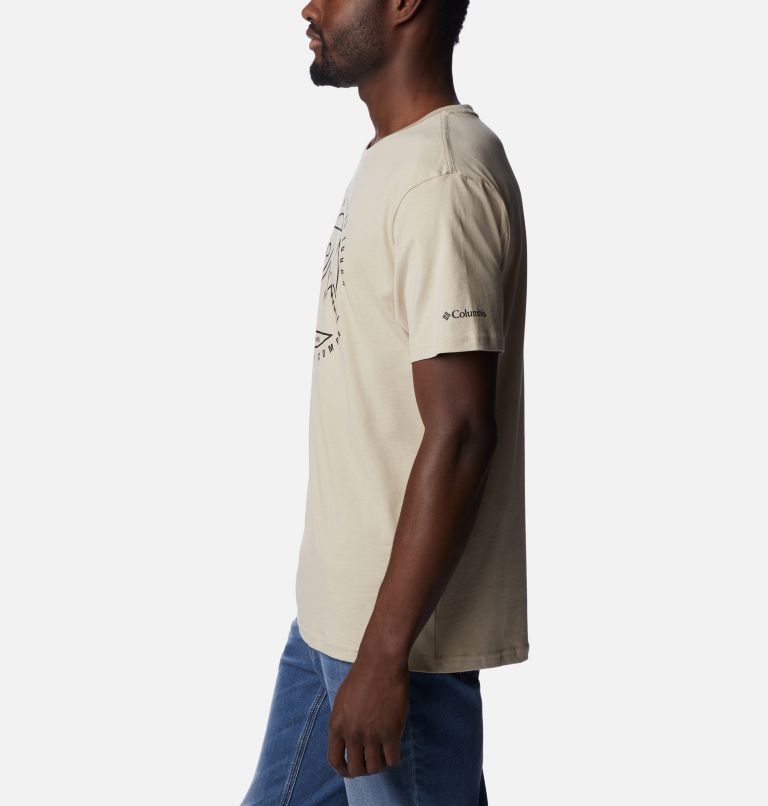 Men's Rapid Ridge Graphic T-Shirt, Color: Ancient Fossil, Boundless Graphic, image 3