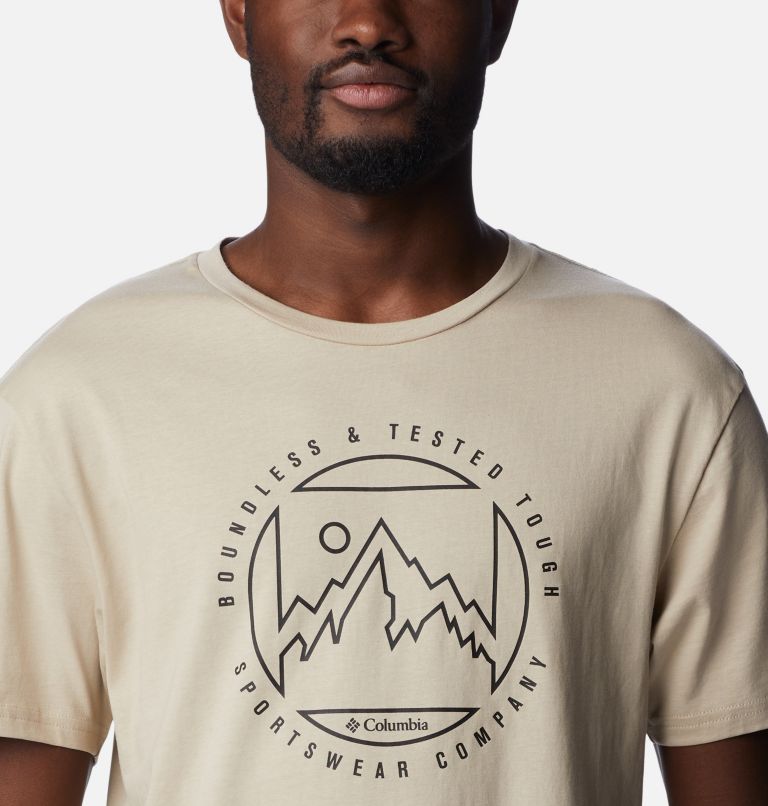 Men's Rapid Ridge Graphic T-Shirt, Color: Ancient Fossil, Boundless Graphic, image 4