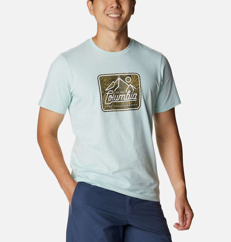 T-shirt con grafica Rapid Ridge da uomo, Color: Icy Morn, Scenic Script Graphic, image 5