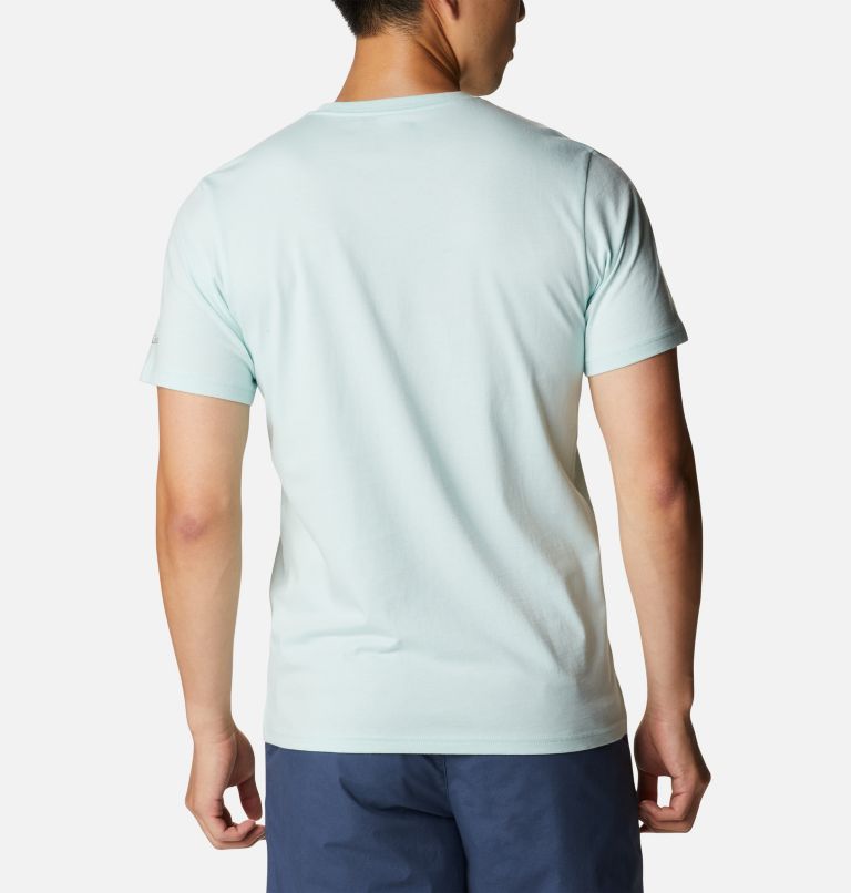 T-shirt con grafica Rapid Ridge da uomo, Color: Icy Morn, Scenic Script Graphic, image 2