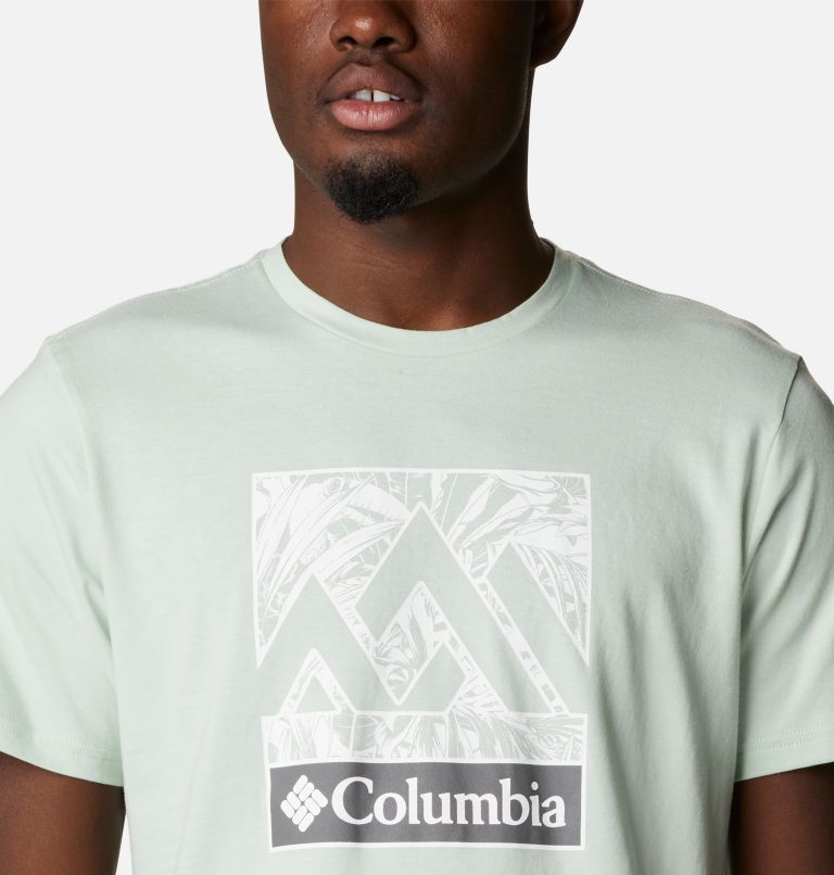 Men's Rapid Ridge Graphic T-Shirt, Color: Sea Sprite Triple Peak, image 4