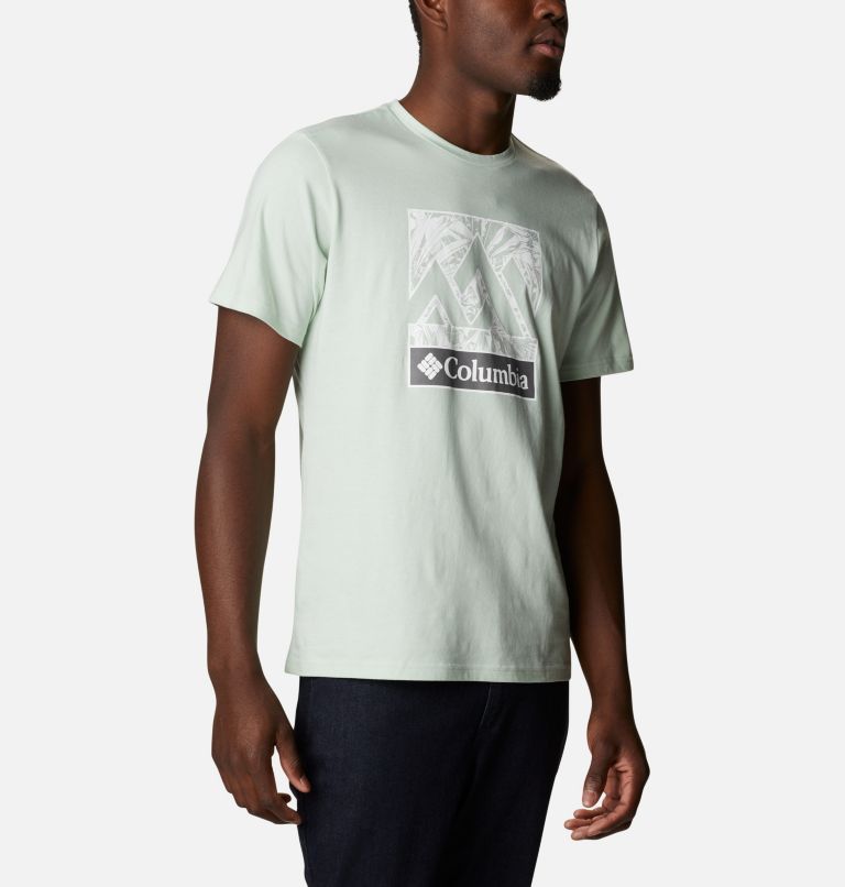 Men's Rapid Ridge Graphic T-Shirt, Color: Sea Sprite Triple Peak, image 5
