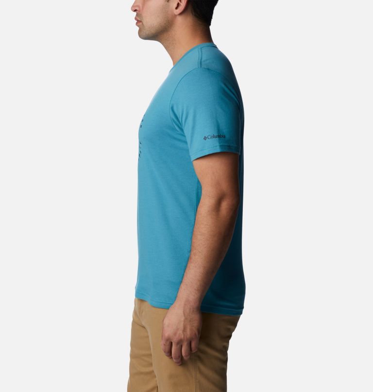 Thumbnail: Camiseta Rapid Ridge para hombre, Color: Shasta, Boundless Graphic, image 3