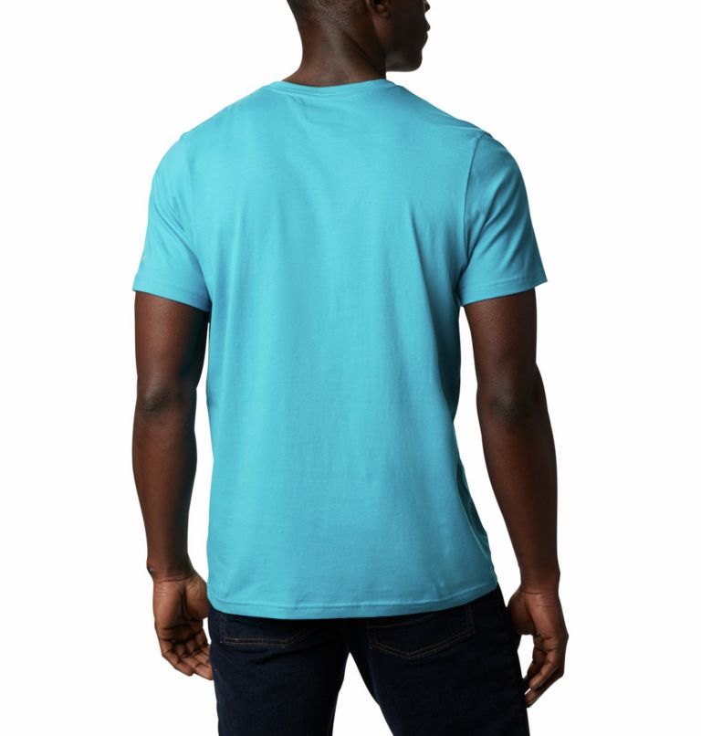 Men's Rapid Ridge Graphic T-Shirt, Color: Clear Water Icon, image 2