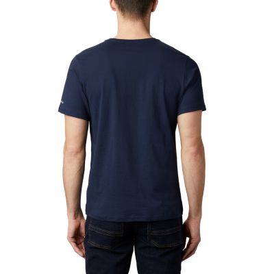 Men's Rapid Ridge&trade; Graphic Tee M Rapid Ridge&trade; Graphic Tee | 845 | L, Collegiate Navy, Sky Blue Framed Floral, back