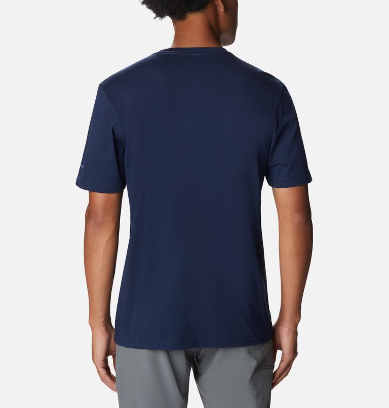 Men's Rapid Ridge Graphic T-Shirt, Color: Collegiate Navy, CSC Stacked Floral Grx, image 2