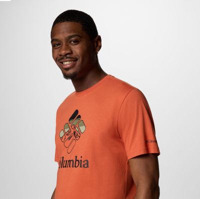 Camiseta Rapid Ridge para hombre, Color: Tuscan, Heavenly Stacked Gem, image 24