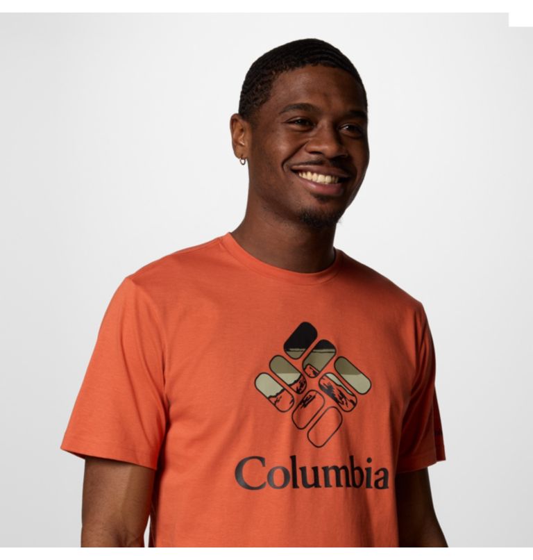 Men's Rapid Ridge Graphic Tee, Color: Tuscan, Heavenly Stacked Gem, image 5
