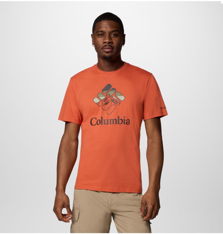 Men's Rapid Ridge Graphic Tee, Color: Tuscan, Heavenly Stacked Gem, image 1