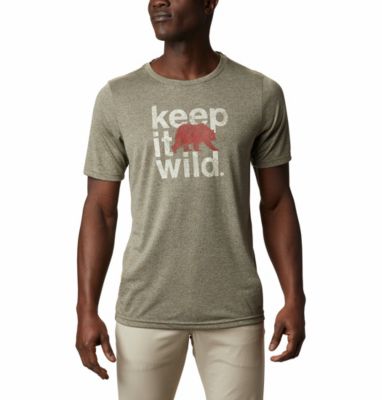 Men's Terra Vale&trade; II T-Shirt Terra Vale&trade; II SS Tee | 835 | M, New Olive Heather Keep It Wild, front