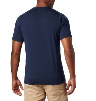 Camiseta de manga corta Terra Vale&trade; II para hombre Terra Vale&trade; II SS Tee | 450 | L, Collegiate Navy Grizzly Walk, back