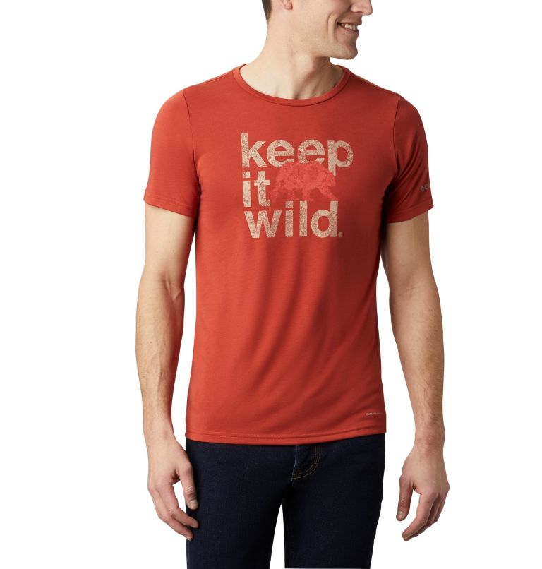 Terra Vale II SS Tee | 835 | M, Color: Carnelian Red Keep It Wild, image 1