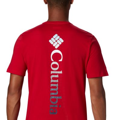 red columbia t shirt