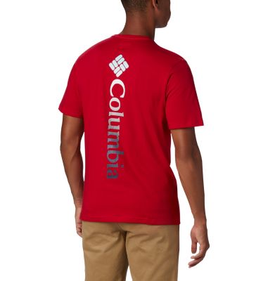 red columbia t shirt