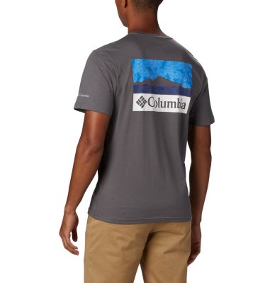 Men's Rapid Ridge&trade; Back Graphic M Rapid Ridge&trade; Back Graphic | 790 | L, City Grey CSC Leafscape, back