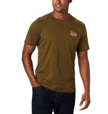 Men's Rapid Ridge&trade; Back Graphic M Rapid Ridge&trade; Back Graphic | 790 | L, New Olive CSC Leafscape, front