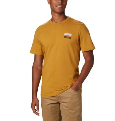 Men's Rapid Ridge&trade; Back Graphic M Rapid Ridge&trade; Back Graphic | 790 | L, Dark Banana CSC Leafscape, front