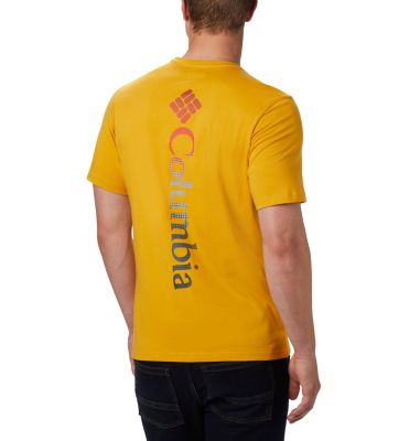 Men's Rapid Ridge&trade; Back Graphic M Rapid Ridge&trade; Back Graphic | 790 | L, Bright Gold CSC Textured Dot, back