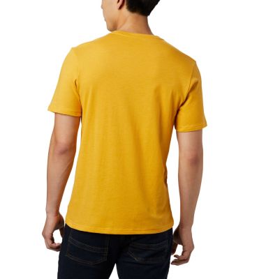 Camiseta Bluff Mesa&trade; para hombre M Bluff Mesa&trade; Graphic Tee | 790 | S, Bright Gold CSC Wireframe, back