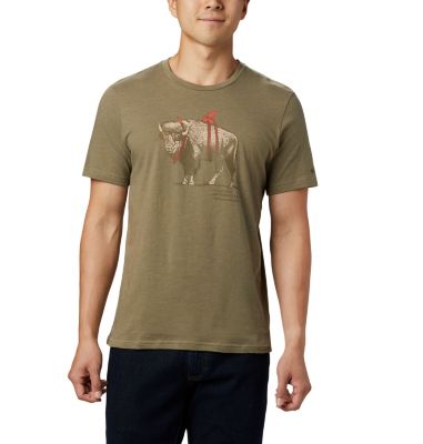 Camiseta Piney Falls&trade; para hombre M Piney Falls&trade; Graphic Tee | 848 | L, Sage Sharkalo, front