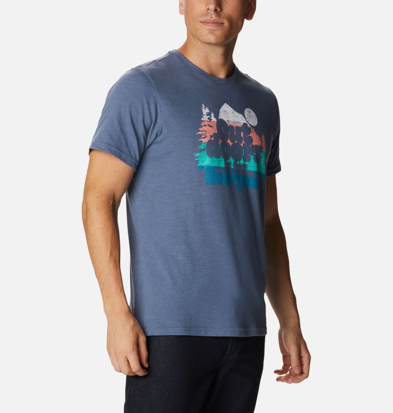 Men's Alpine Way Graphic T-Shirt, Color: Dark Mountain Heather, Everyone Graphic, image 5