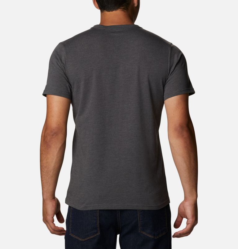 Men's Alpine Way Graphic Tee, Color: Shark Heather, Our Land Graphic