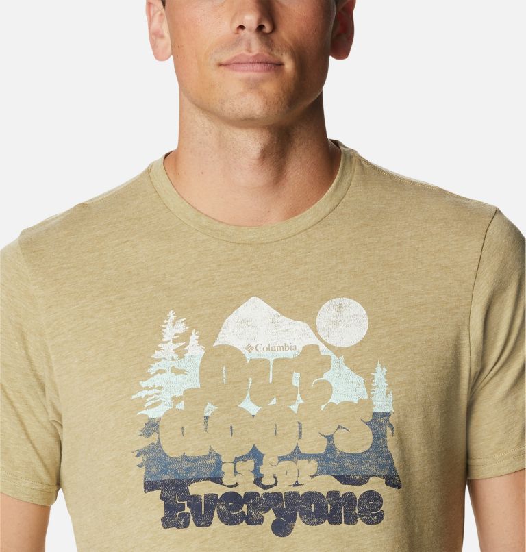 Camiseta Alpine Way para hombre, Color: Savory Heather, Everyone Graphic, image 4