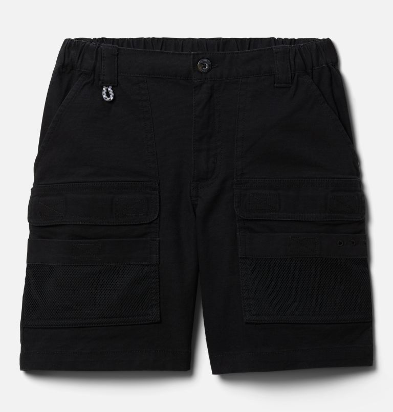 Thumbnail: Boys' PFG Half Moon II Shorts, Color: Black, image 1