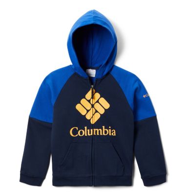 Sweat &agrave; Capuche Gar&ccedil;on Columbia&trade; BrandedFrench Terry Full Zip  | 010 | L, Collegiate Navy, Azul, back