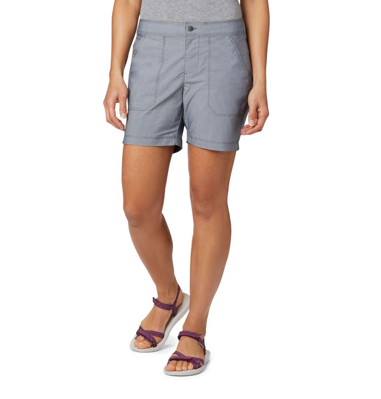 Women's Longer Days Shorts, Color: City Grey Heather, image 1