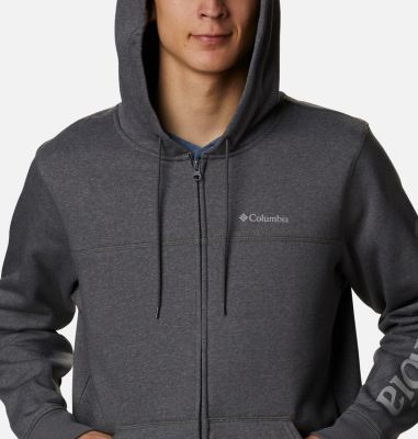 grey columbia zip up