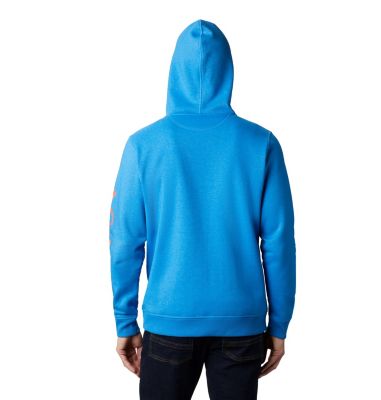 Sweat &agrave; Capuche Molletonn&eacute; Columbia&trade; Homme M Columbia&trade; Logo Fleece FZ | 010 | M, Azure Blue Heather, Wildfire, back