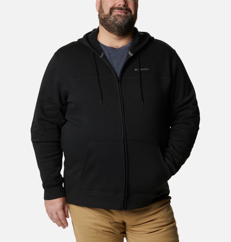Men’s Logo Full Zip Fleece Hoodie - Extended Size, Color: Black, CSC Sleeve Logo, image 6