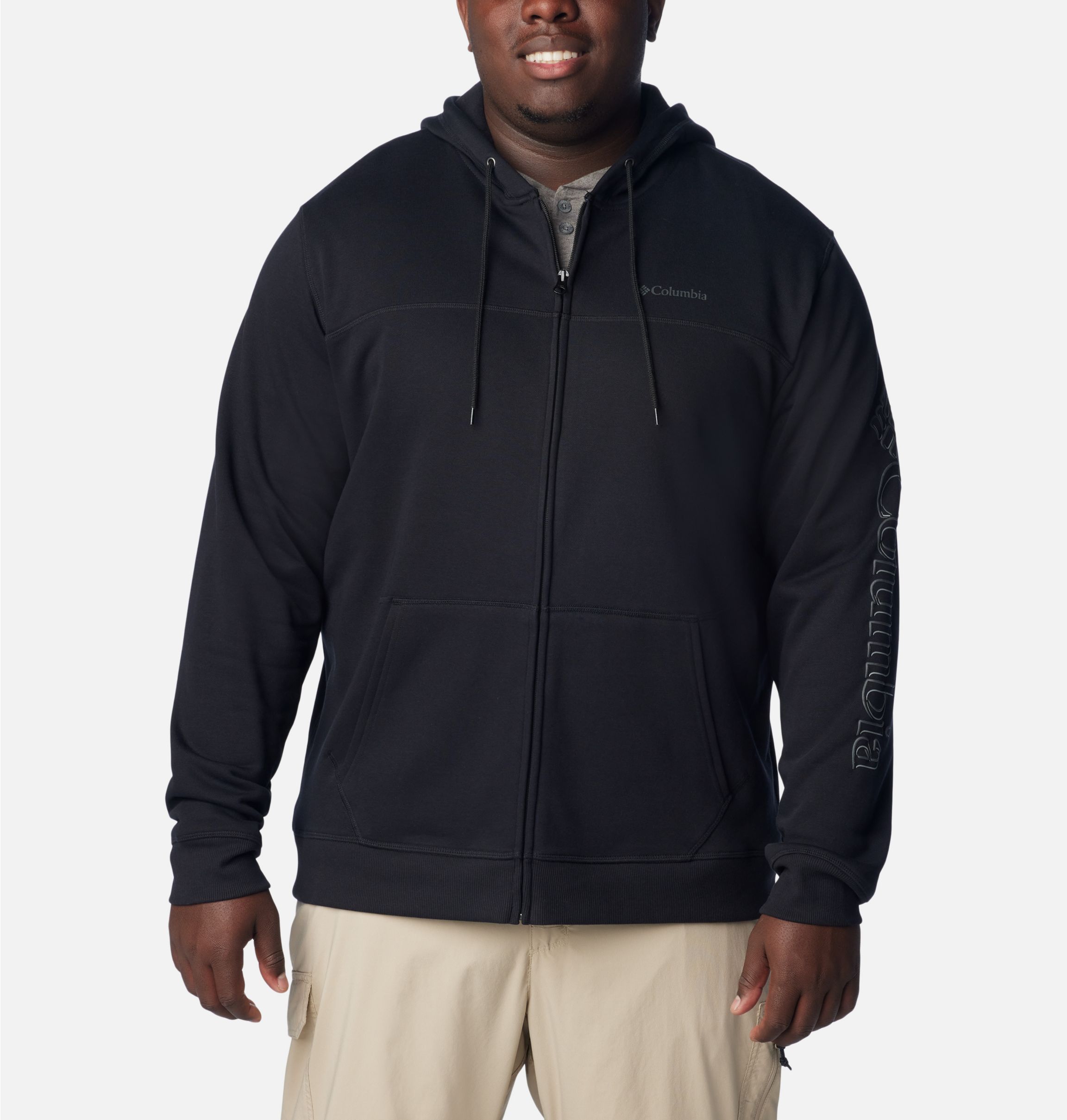 Men's fleece zip on sale up