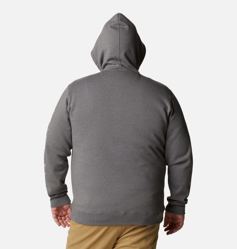 M Columbia Logo Fleece FZ | 023 | 5X, Color: City Grey Heather, Columbia Grey, image 2