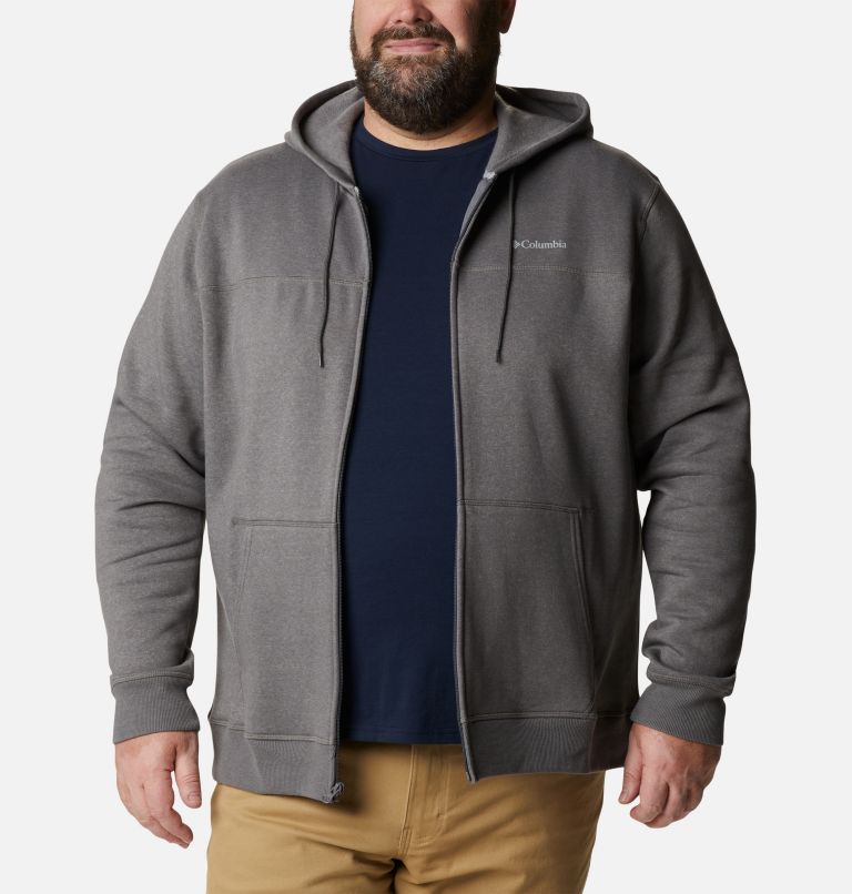 Chaqueta polar con capucha para hombre