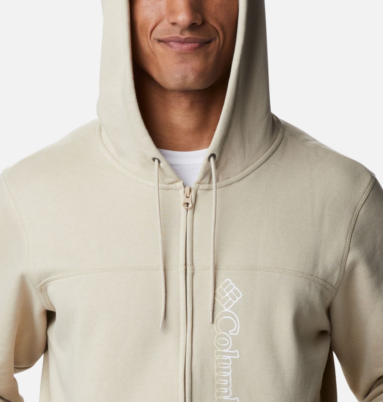 Men's Columbia™ Logo Full Zip Fleece Hoodie - Big 4