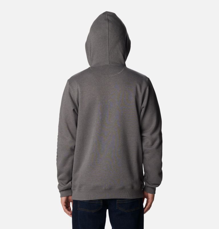 M Columbia Logo Fleece FZ | 024 | XL, Color: City Grey Hthr, Branded Shadow Sleeve Lo, image 2