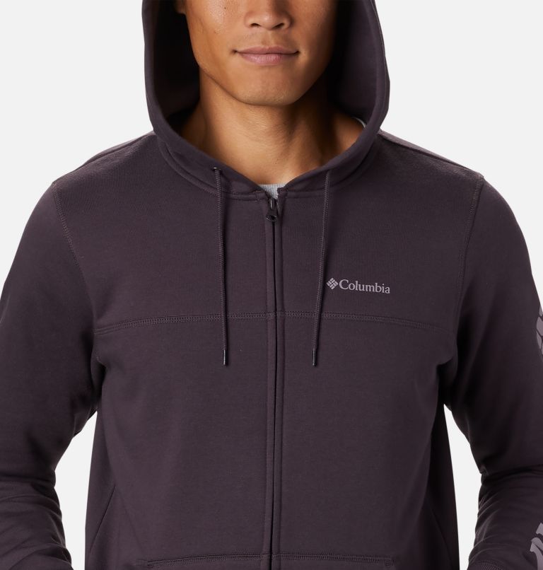 M Columbia Logo Fleece FZ | 511 | XL, Color: Dark Purple, Shale Purple, image 4