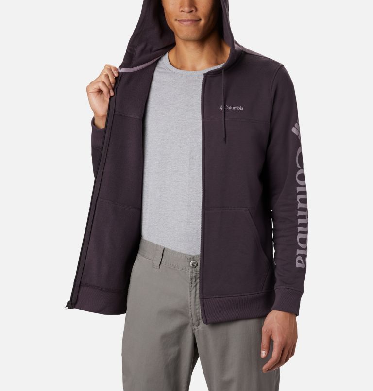 M Columbia Logo Fleece FZ | 511 | XL, Color: Dark Purple, Shale Purple, image 6