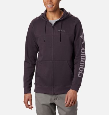 Hoodie en polaire Columbia&trade; Logo homme M Columbia&trade; Logo Fleece FZ | 010 | S, Dark Purple, Shale Purple, front