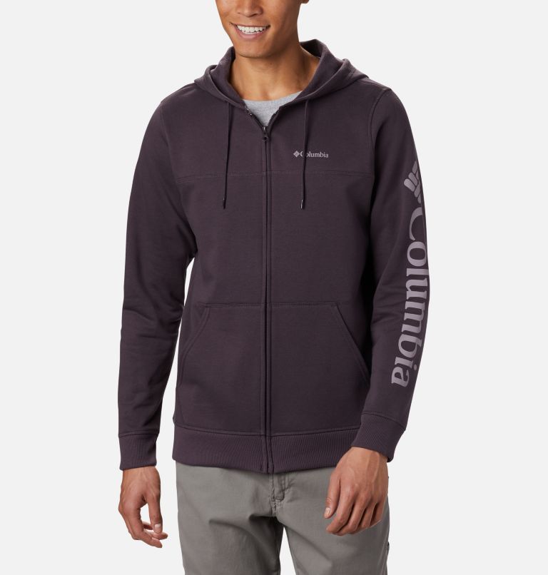 M Columbia Logo Fleece FZ | 511 | XL, Color: Dark Purple, Shale Purple, image 1