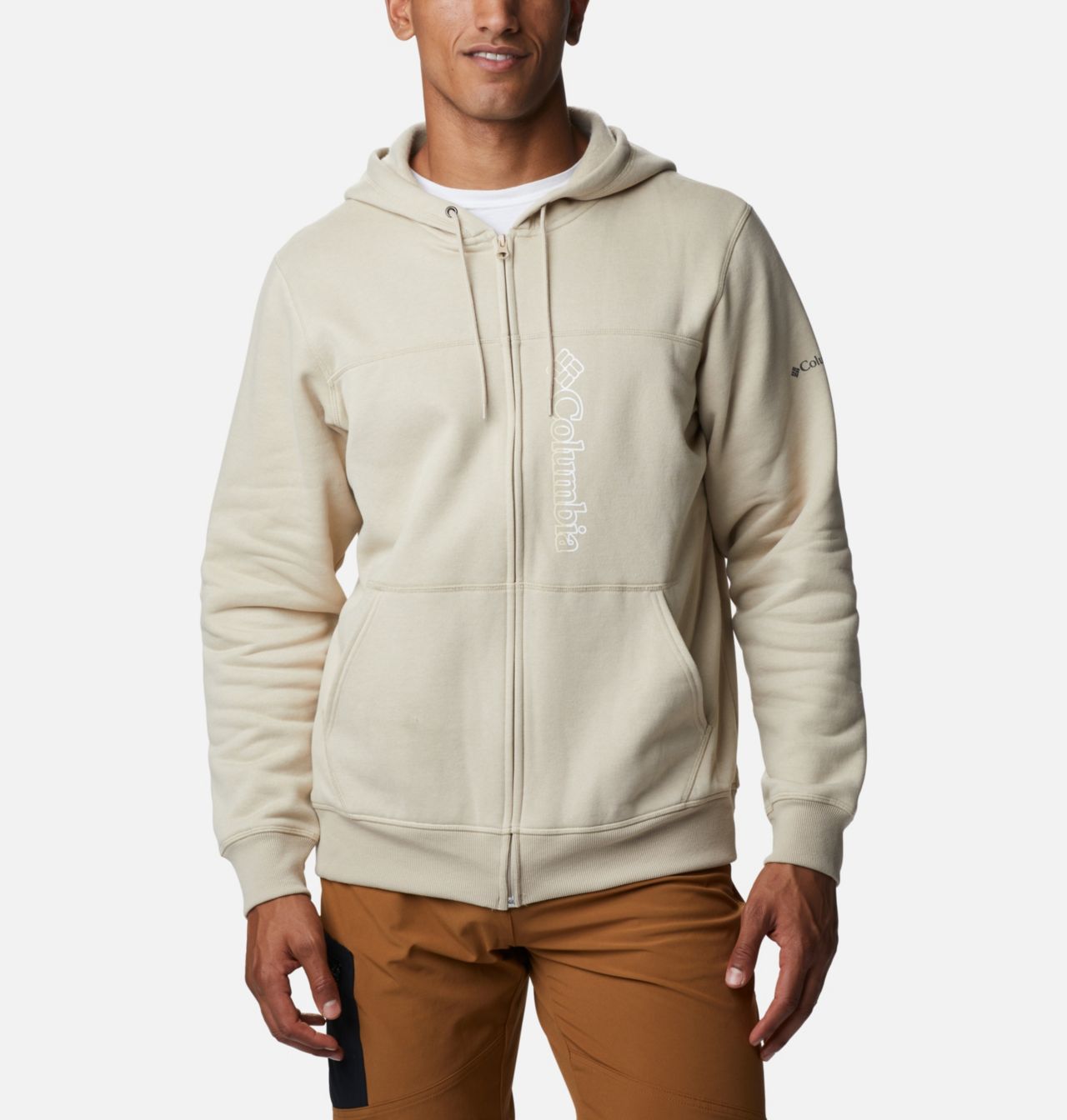 Men's Columbia™ Logo Full Zip Fleece Hoodie - Tall 1