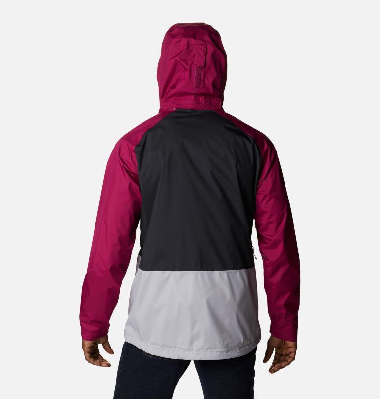 Rain Scape Jacket, Color: Black, Red Onion, Columbia Grey, image 2