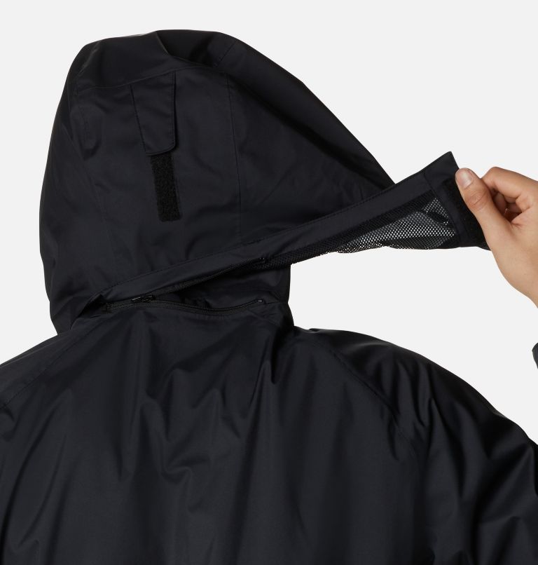 Men's Rain Scape Jacket, Color: Black, image 7