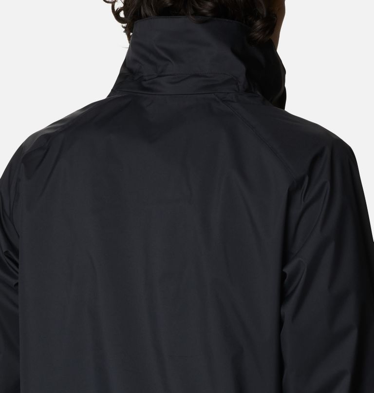 Men's Rain Scape Jacket, Color: Black, image 8